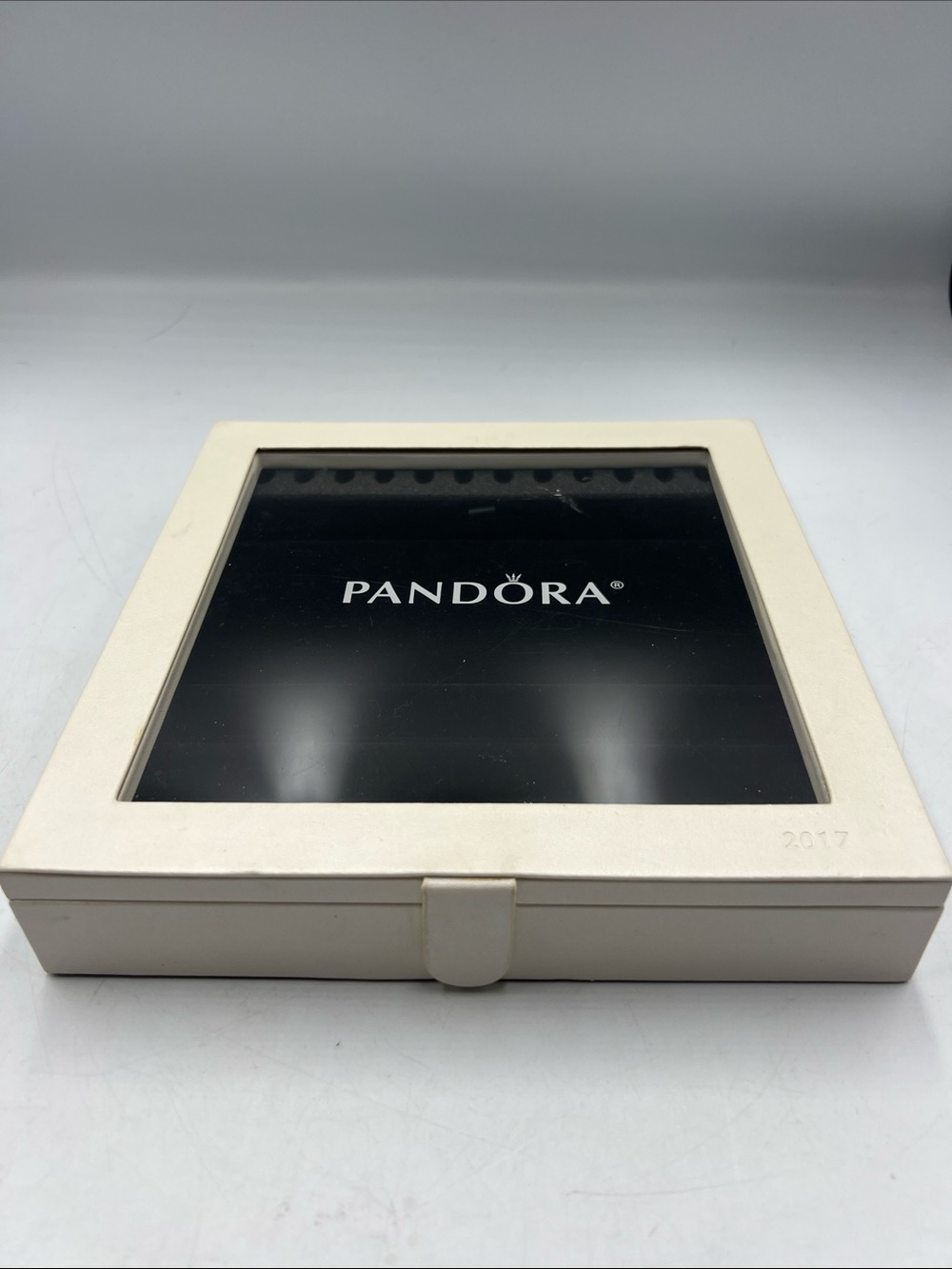Pandora White Large Jewelry Organizer Storage Box bracelets charms z6